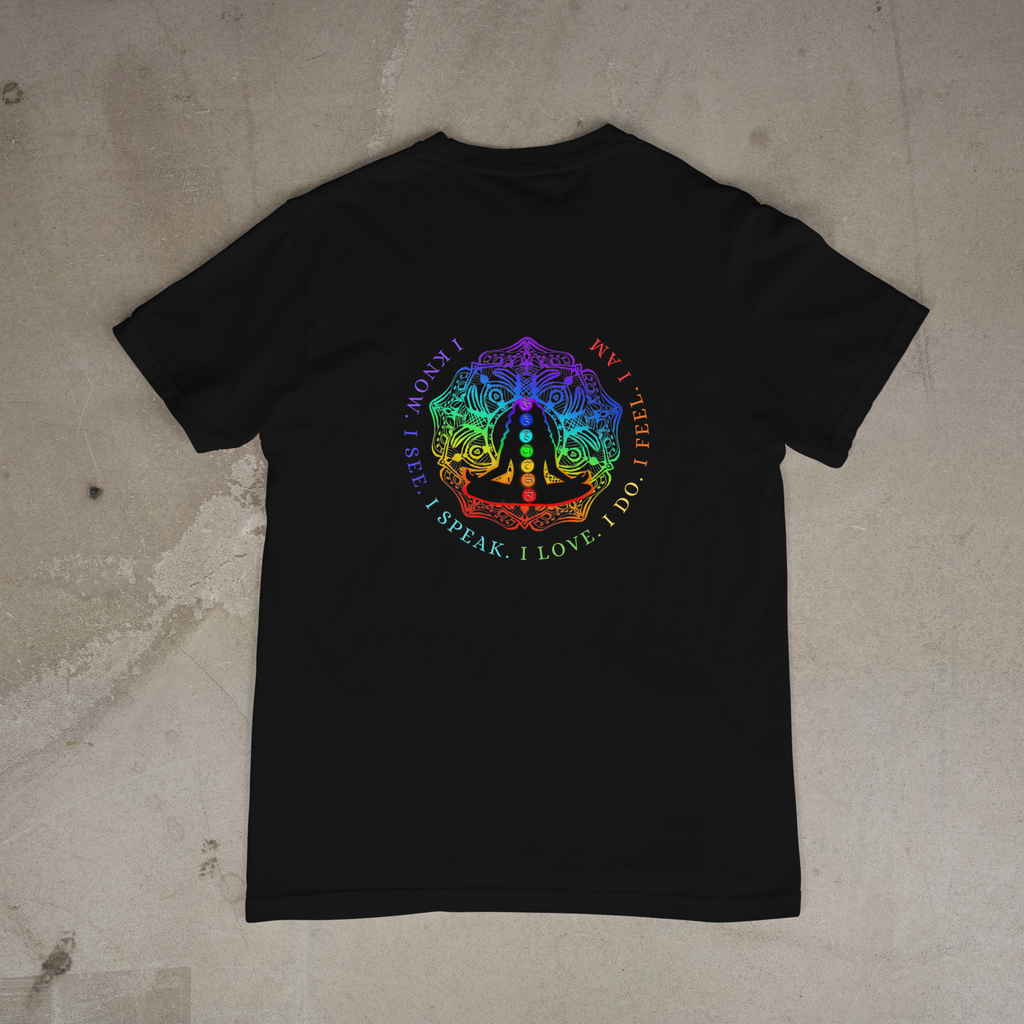 Alignment Graphic T-Shirt. Balance your Chakra. Spiritual Tee
