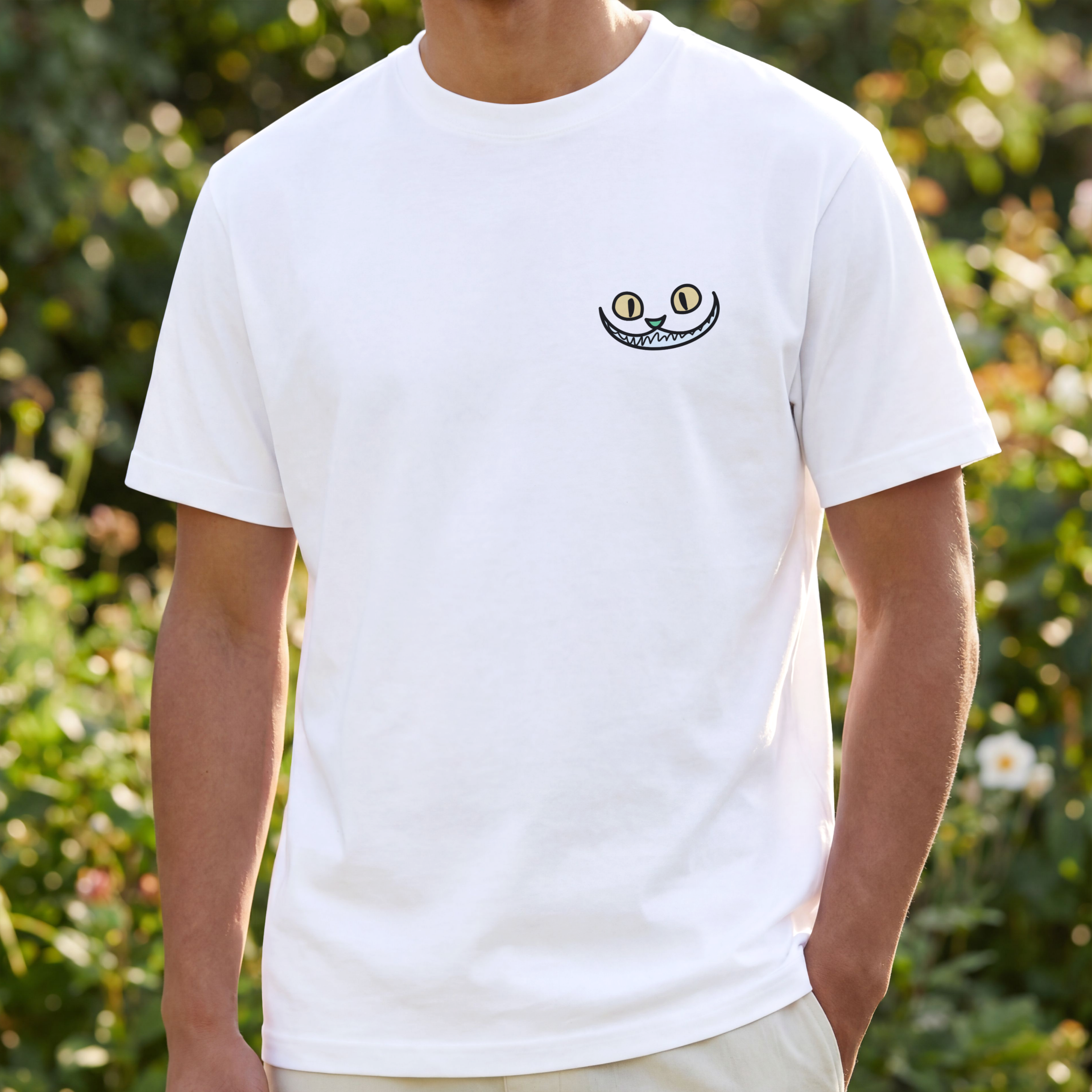 Alice in Wonderland Inspired Eat Me Mushroom Graphic T-shirt