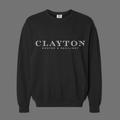 Comfort Color Light Weight Crewneck Sweatshirt - Clayton Graphic